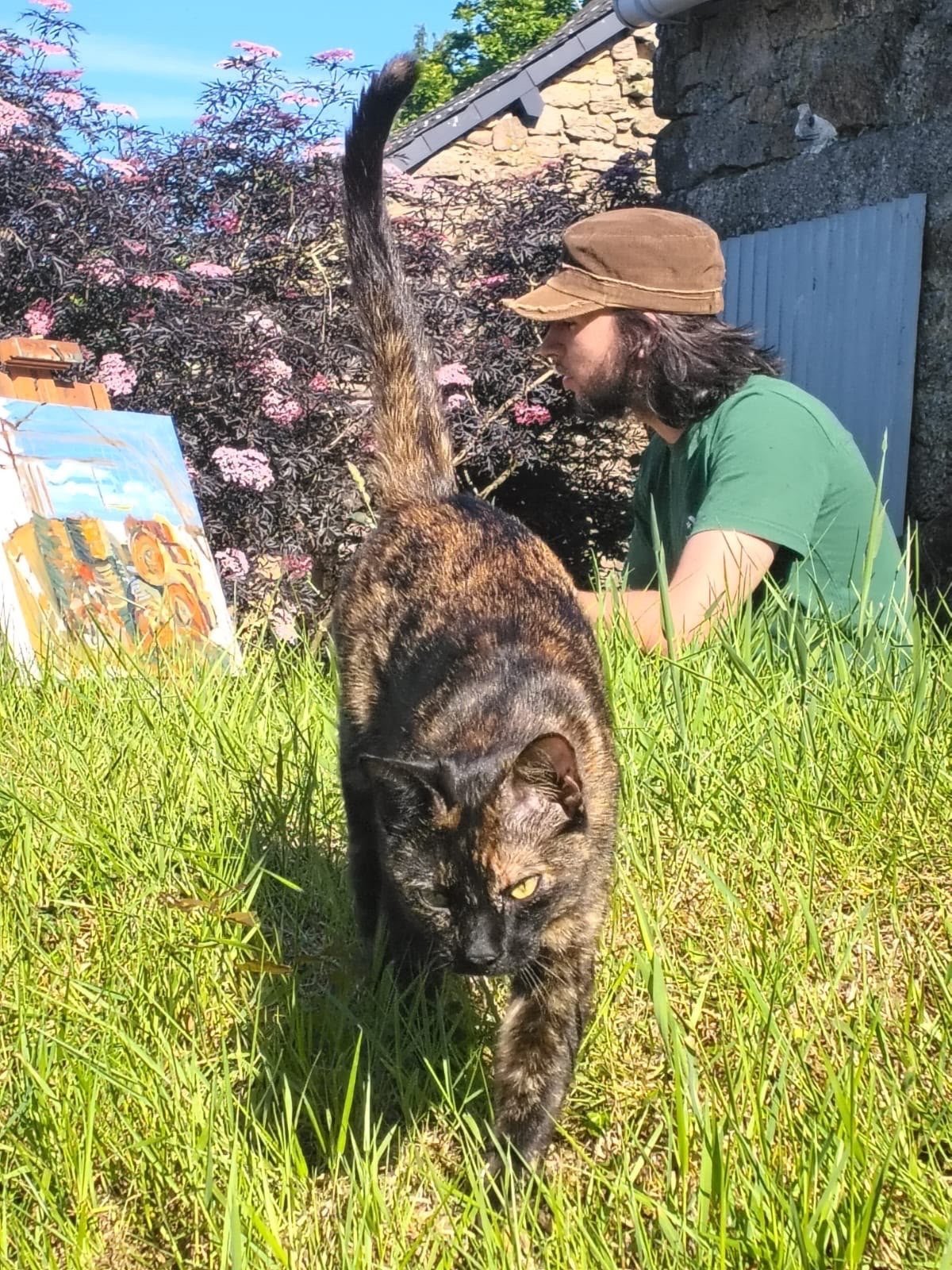 Portrait de Paolo, peintre à l’huile